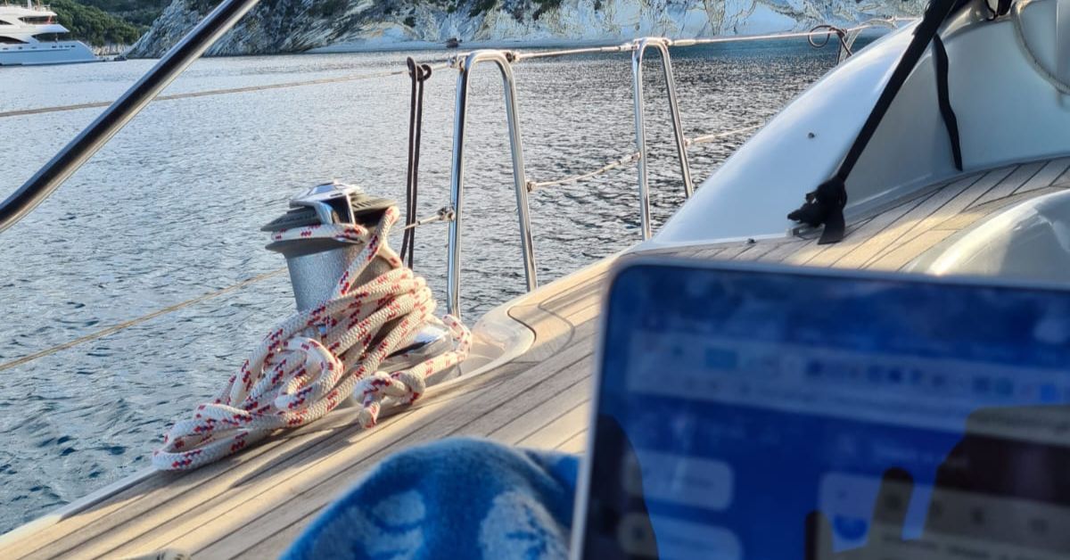 Finesse Group - Remote Working on A Boat